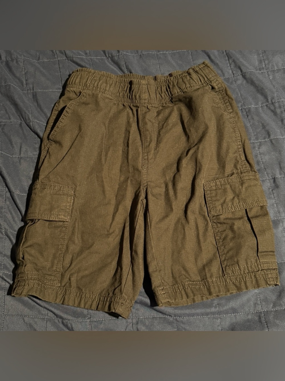 PLACE Boys Cargo Shorts Size 8 Brown